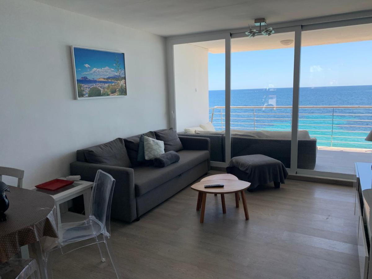 Moraira Sea Front, First Line, Air Conditioning, Heating, First Floor, 2 Habs 4Beds Extérieur photo