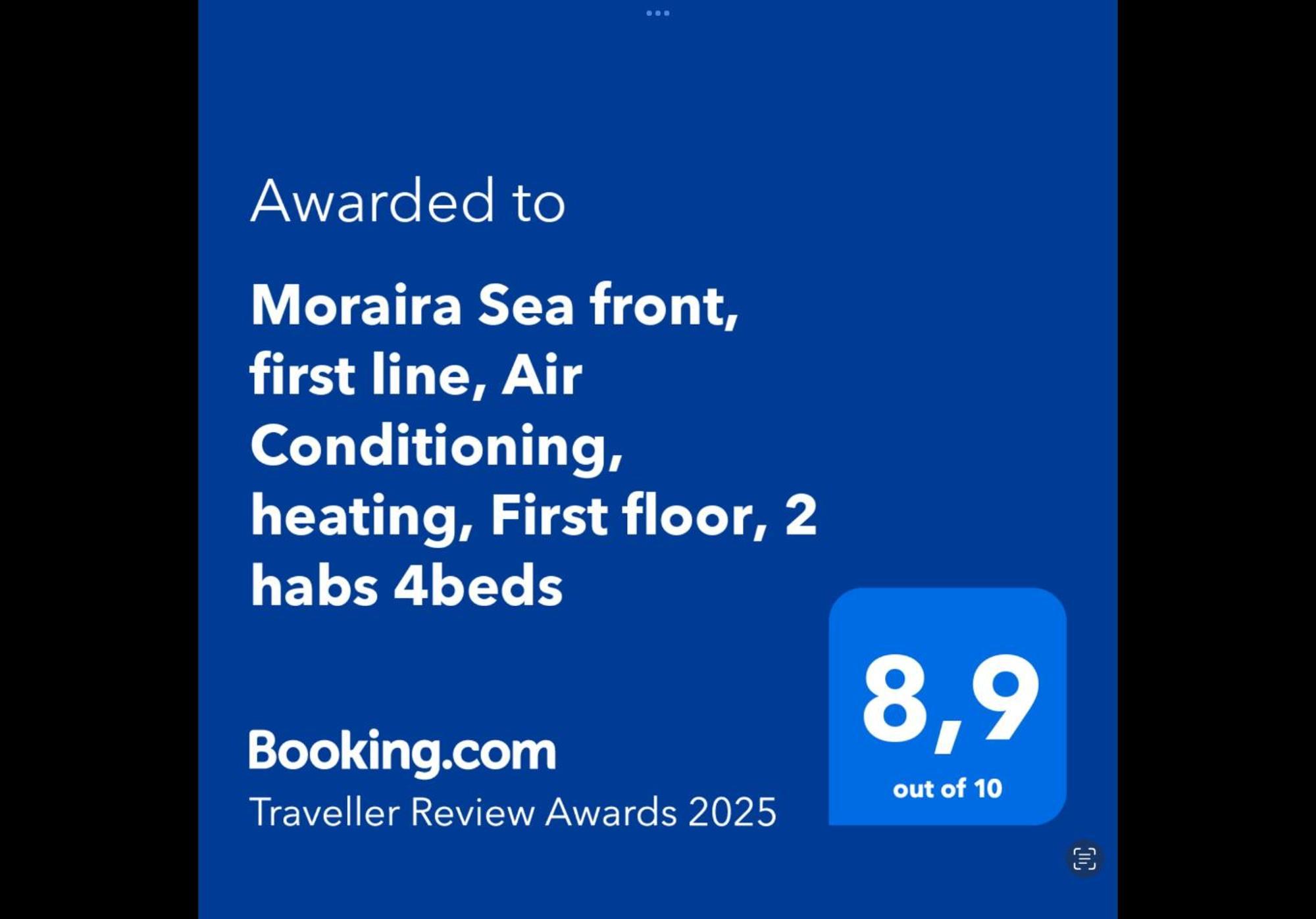 Moraira Sea Front, First Line, Air Conditioning, Heating, First Floor, 2 Habs 4Beds Extérieur photo